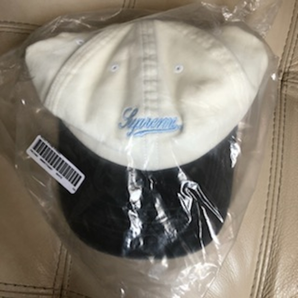 Supreme velvet gray white baby blue
